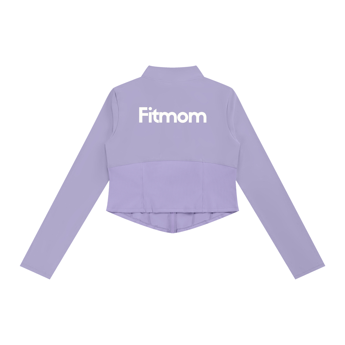 Fitmom (Back) Slim Fit Full-Zip Yoga Jacket