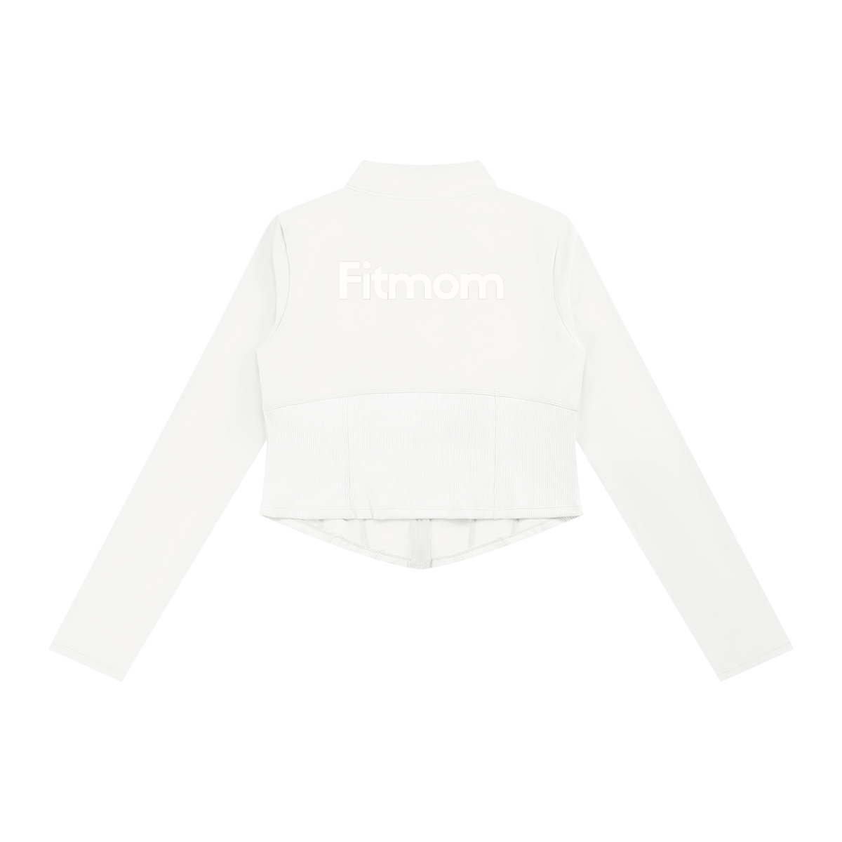 Fitmom (Back) Slim Fit Full-Zip Yoga Jacket
