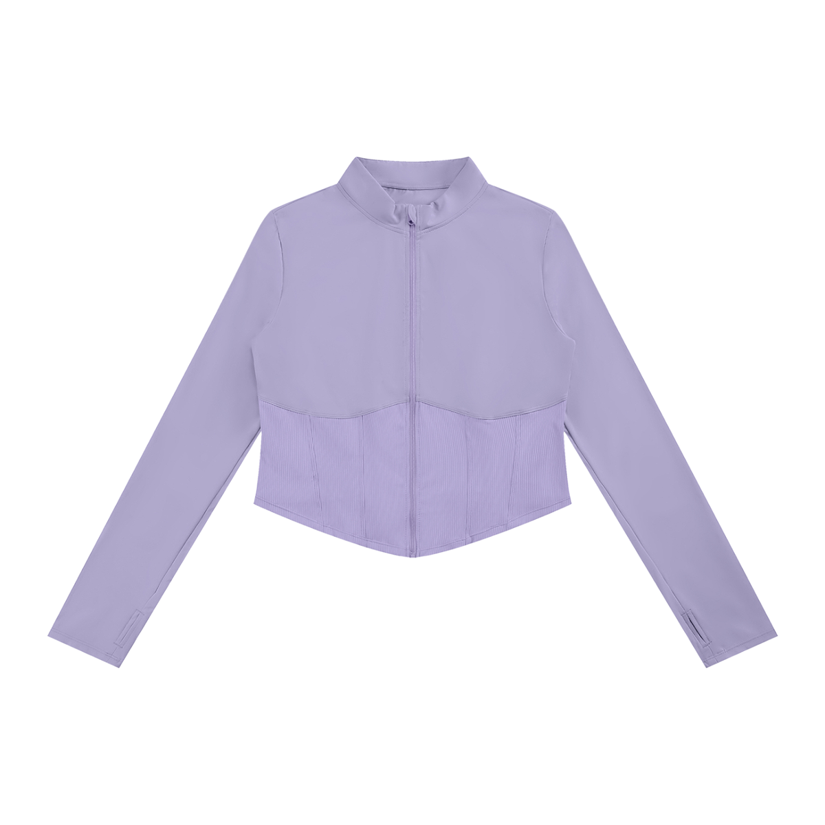 Fitmom (Back) Slim Fit Full-Zip Yoga Jacket